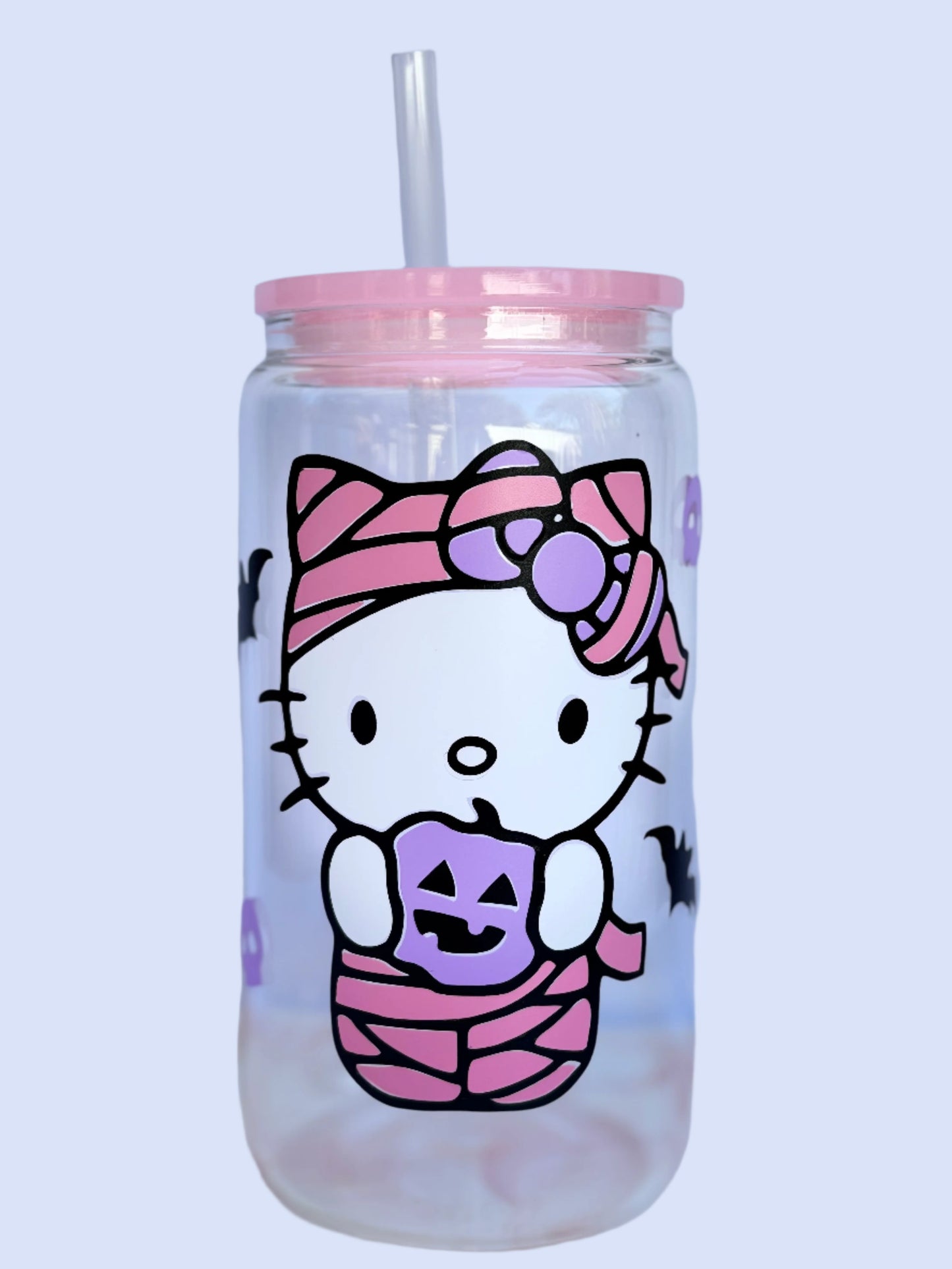 Mummy Hello Kitty Glass Cup