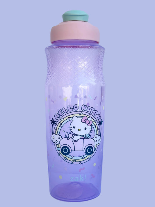 Hello Kitty Confetti Car Plastic Water Bottle