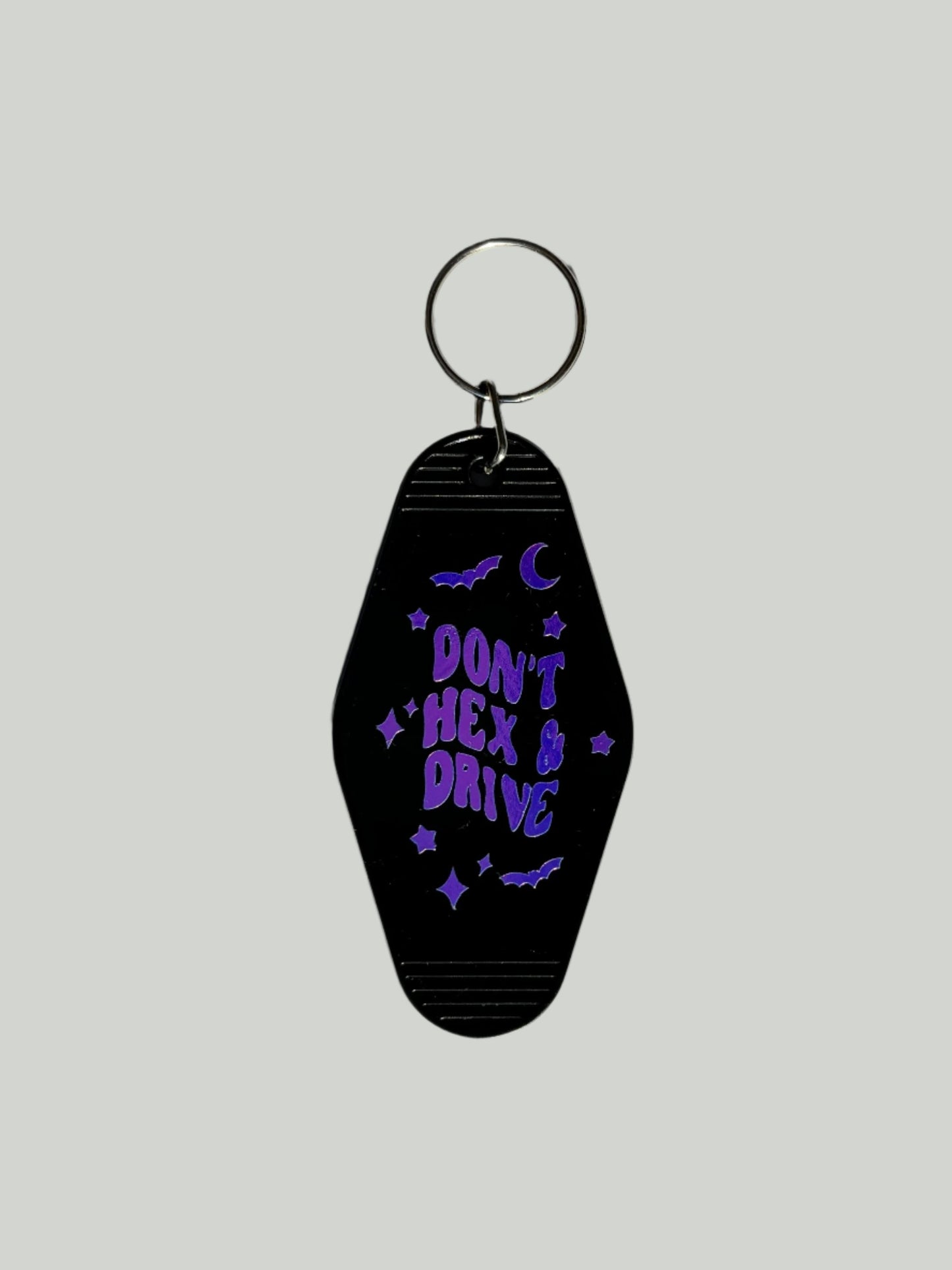 Don't Hex and Drive Keychain