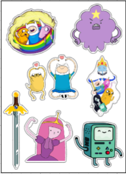 Adventure Sticker Sheet