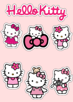 Hello Kitty Sticker Sheet