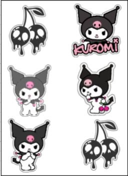 Kuromi Sticker Sheet